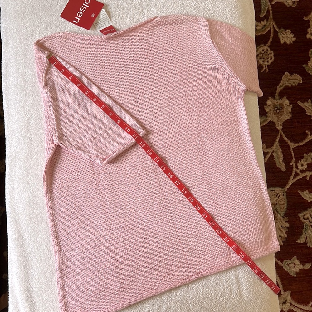 Olsen Soft Pink Sweater - Picture 10 of 10